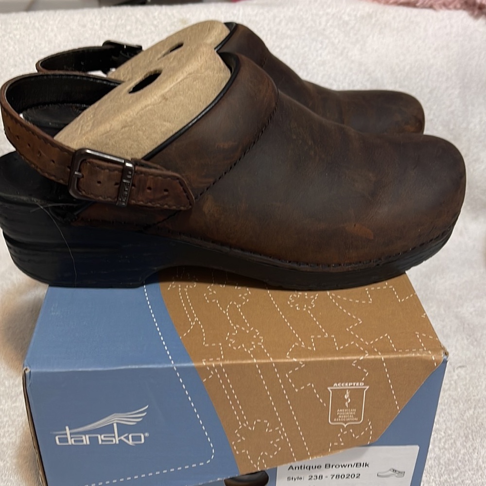 Dansko Open Back With Strap Clogs - image 2